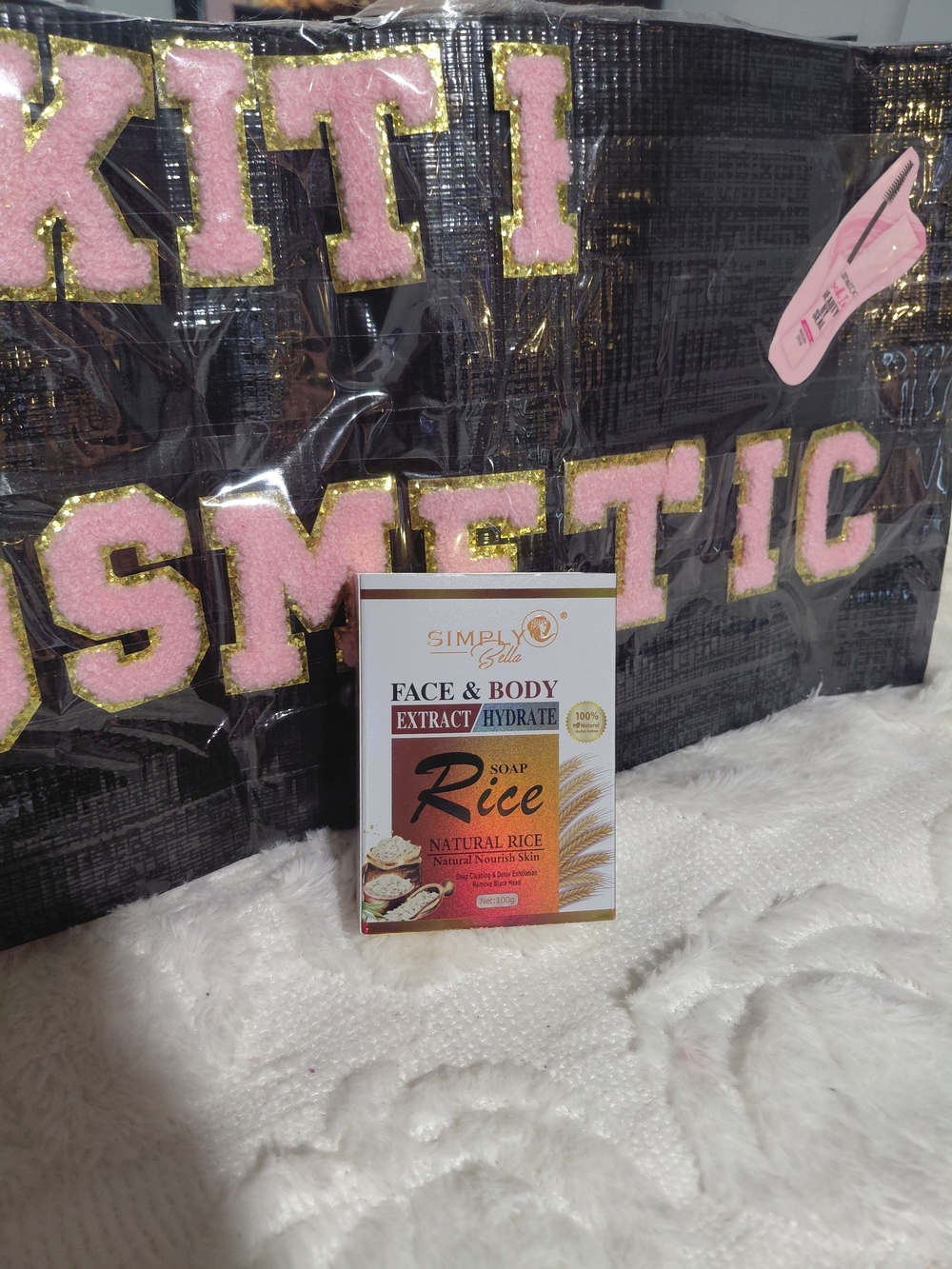 Simply Belle Rice Face & Body Soap - White Packaging